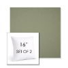 Picture of Canvas Almond | Set of 2 | Sunbrella 16" Square Outdoor Throw Pillows with Premium Inserts