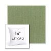Picture of Canvas Fern | Set of 2 | Sunbrella 16" Square Outdoor Throw Pillows with Premium Inserts