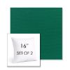 Picture of Canvas Forest Green | Set of 2 | Sunbrella 16" Square Outdoor Throw Pillows with Premium Inserts