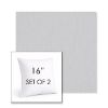 Picture of Canvas Marble | Set of 2 | Sunbrella 16" Square Outdoor Throw Pillows with Premium Inserts