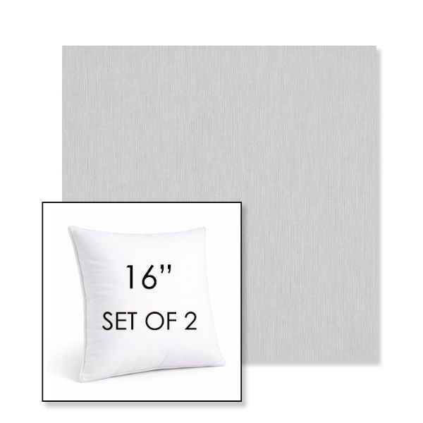 Picture of Canvas Marble | Set of 2 | Sunbrella 16" Square Outdoor Throw Pillows with Premium Inserts