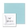 Picture of Canvas Mineral Blue | Set of 2 | Sunbrella 16" Square Outdoor Throw Pillows with Premium Inserts