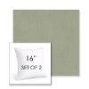 Picture of Canvas Seasalt | Set of 2 | Sunbrella 16" Square Outdoor Throw Pillows with Premium Inserts