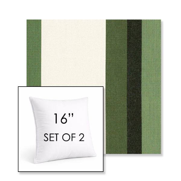 Picture of Canyon Colca | Set of 2 | Sunbrella 16" Square Outdoor Throw Pillows with Premium Inserts