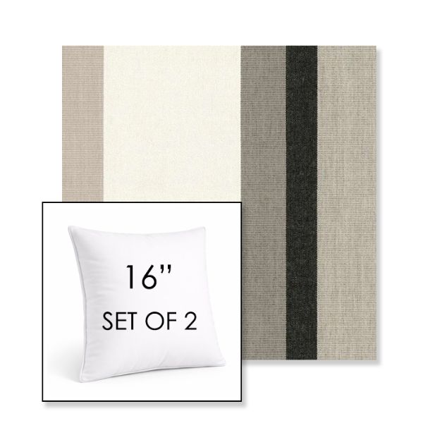 Picture of Canyon Tenaya | Set of 2 | Sunbrella 16" Square Outdoor Throw Pillows with Premium Inserts