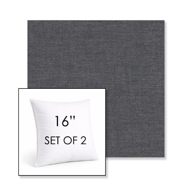 Picture of Cast Twilight | Set of 2 | Sunbrella 16" Square Outdoor Throw Pillows with Premium Inserts