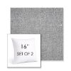 Picture of Chartres Gull | Set of 2 | Sunbrella 16" Square Outdoor Throw Pillows with Premium Inserts