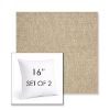 Picture of Chartres Malt | Set of 2 | Sunbrella 16" Square Outdoor Throw Pillows with Premium Inserts