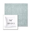 Picture of Chartres Opal | Set of 2 | Sunbrella 16" Square Outdoor Throw Pillows with Premium Inserts