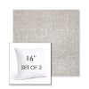 Picture of Chartres Silk | Set of 2 | Sunbrella 16" Square Outdoor Throw Pillows with Premium Inserts