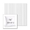 Picture of Compose Linen | Set of 2 | Sunbrella 16" Square Outdoor Throw Pillows with Premium Inserts