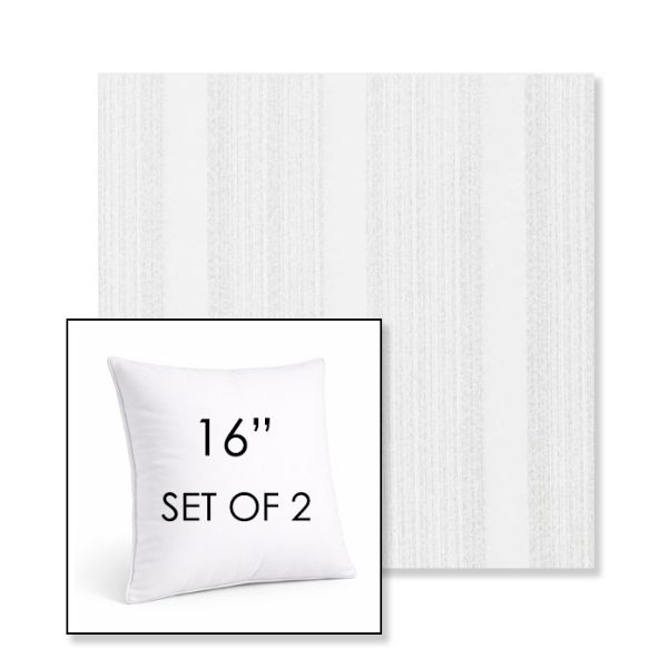 Picture of Compose Linen | Set of 2 | Sunbrella 16" Square Outdoor Throw Pillows with Premium Inserts
