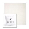 Picture of Crush Snow | Set of 2 | Sunbrella 16" Square Outdoor Throw Pillows with Premium Inserts