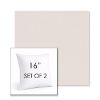 Picture of Dither Snow | Set of 2 | Sunbrella 16" Square Outdoor Throw Pillows with Premium Inserts