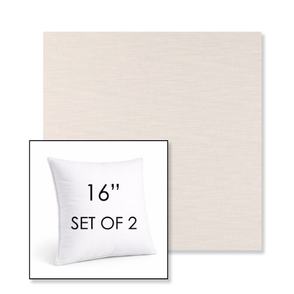 Picture of Exhale Cloud | Set of 2 | Sunbrella 16" Square Outdoor Throw Pillows with Premium Inserts