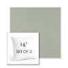 Picture of Exhale Rainwashed | Set of 2 | Sunbrella 16" Square Outdoor Throw Pillows with Premium Inserts