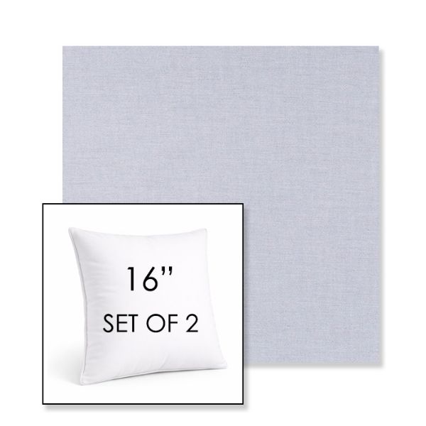 Picture of Exhale Sky | Set of 2 | Sunbrella 16" Square Outdoor Throw Pillows with Premium Inserts