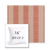 Picture of Expressive Blush | Set of 2 | Sunbrella 16" Square Outdoor Throw Pillows with Premium Inserts