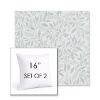 Picture of Exquisite Mist | Set of 2 | Sunbrella 16" Square Outdoor Throw Pillows with Premium Inserts
