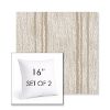 Picture of Harvest Kaolin | Set of 2 | Sunbrella 16" Square Outdoor Throw Pillows with Premium Inserts