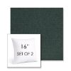 Picture of Heritage Alpine | Set of 2 | Sunbrella 16" Square Outdoor Throw Pillows with Premium Inserts