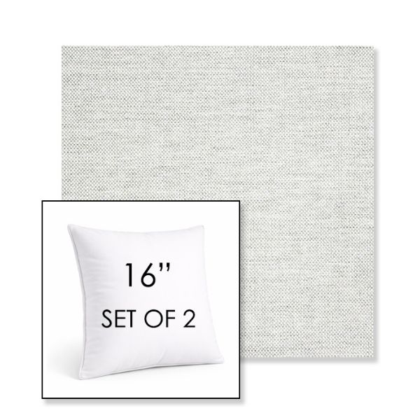 Picture of Idol Cloud | Set of 2 | Sunbrella 16" Square Outdoor Throw Pillows with Premium Inserts