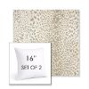 Picture of Instinct Dune | Set of 2 | Sunbrella 16" Square Outdoor Throw Pillows with Premium Inserts