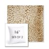 Picture of Instinct Toffee | Set of 2 | Sunbrella 16" Square Outdoor Throw Pillows with Premium Inserts