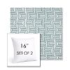 Picture of Key Figure Twilight | Set of 2 | Sunbrella 16" Square Outdoor Throw Pillows with Premium Inserts