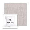 Picture of Kismet Flax | Set of 2 | Sunbrella 16" Square Outdoor Throw Pillows with Premium Inserts