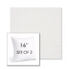 Picture of Linville Snow | Set of 2 | Sunbrella 16" Square Outdoor Throw Pillows with Premium Inserts