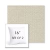 Picture of Litchfield Sage | Set of 2 | Sunbrella 16" Square Outdoor Throw Pillows with Premium Inserts