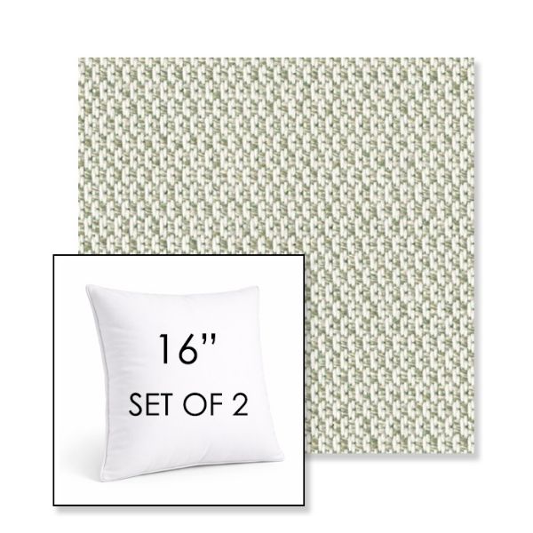 Picture of Lopi Bud | Set of 2 | Sunbrella 16" Square Outdoor Throw Pillows with Premium Inserts