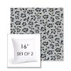 Picture of Mia Sapphire | Set of 2 | Sunbrella 16" Square Outdoor Throw Pillows with Premium Inserts