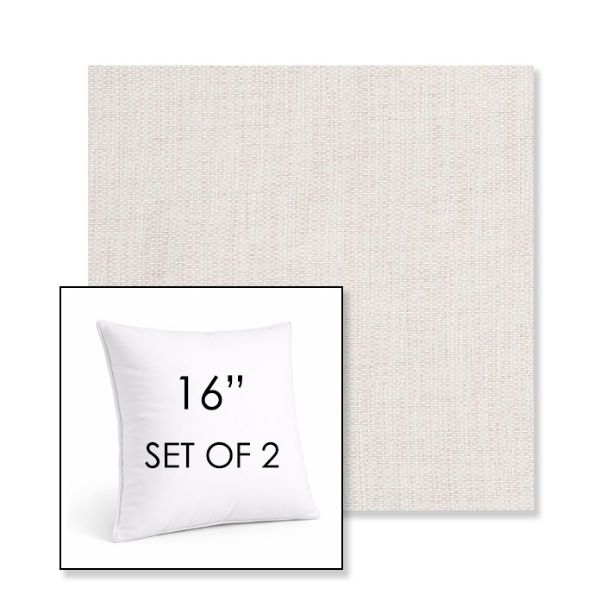 Picture of Nova Glow | Set of 2 | Sunbrella 16" Square Outdoor Throw Pillows with Premium Inserts