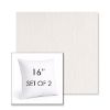 Picture of Nova Parchment | Set of 2 | Sunbrella 16" Square Outdoor Throw Pillows with Premium Inserts