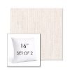 Picture of Poros Eggshell | Set of 2 | Sunbrella 16" Square Outdoor Throw Pillows with Premium Inserts