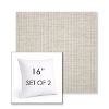 Picture of Proven Dove | Set of 2 | Sunbrella 16" Square Outdoor Throw Pillows with Premium Inserts