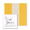 Picture of Rothko Lemonade | Set of 2 | Sunbrella 16" Square Outdoor Throw Pillows with Premium Inserts
