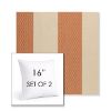 Picture of Rothko Lobster Roll | Set of 2 | Sunbrella 16" Square Outdoor Throw Pillows with Premium Inserts