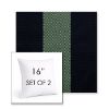 Picture of Rothko Mint Julep | Set of 2 | Sunbrella 16" Square Outdoor Throw Pillows with Premium Inserts