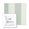 Picture of Rothko Seahorse | Set of 2 | Sunbrella 16" Square Outdoor Throw Pillows with Premium Inserts