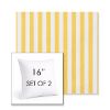 Picture of Sail Away Sunflower | Set of 2 | Sunbrella 16" Square Outdoor Throw Pillows with Premium Inserts