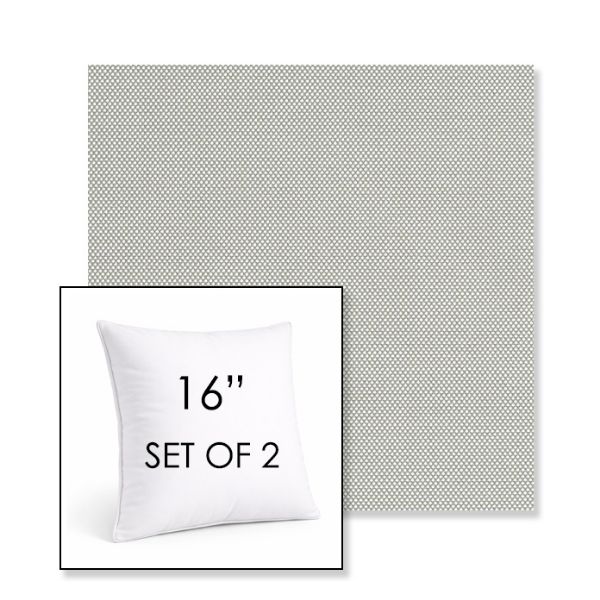 Picture of Sailcloth Seagull | Set of 2 | Sunbrella 16" Square Outdoor Throw Pillows with Premium Inserts