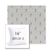 Picture of Schooner Plank | Set of 2 | Sunbrella 16" Square Outdoor Throw Pillows with Premium Inserts