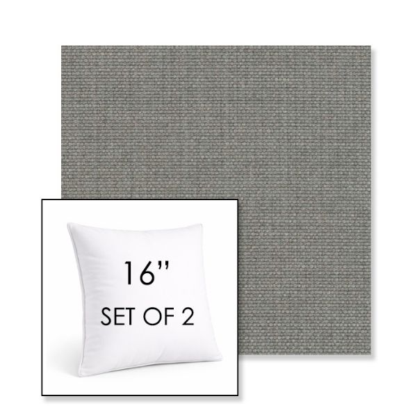 Picture of Shelter Surf | Set of 2 | Sunbrella 16" Square Outdoor Throw Pillows with Premium Inserts