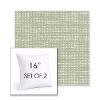 Picture of Slow Spirea | Set of 2 | Sunbrella 16" Square Outdoor Throw Pillows with Premium Inserts