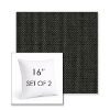 Picture of Source Fogo | Set of 2 | Sunbrella 16" Square Outdoor Throw Pillows with Premium Inserts