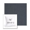 Picture of Switch Denim | Set of 2 | Sunbrella 16" Square Outdoor Throw Pillows with Premium Inserts