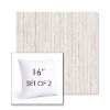 Picture of Tectonic Parchment | Set of 2 | Sunbrella 16" Square Outdoor Throw Pillows with Premium Inserts